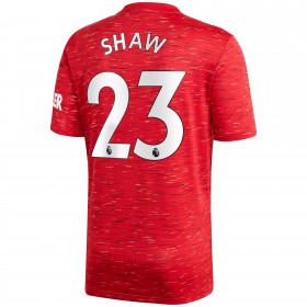 Completo Calcio Manchester United Luke Shaw 23 Divisa Prima 2020/2021 